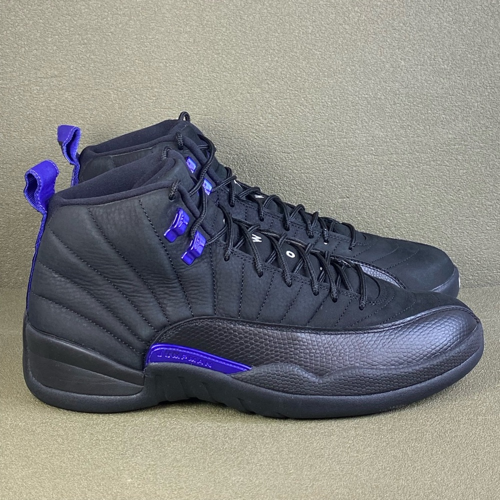 Air jordan 12 black concord sneaker shoes mens size  12